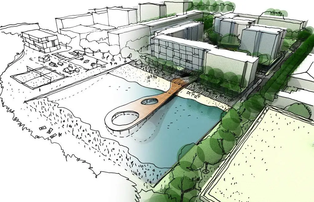 Curated visual reference: Luxury Apartments With Private Pool In Eco Friendly Buildings Reference: Eco Friendly Pool Construction Sustainable Design Options