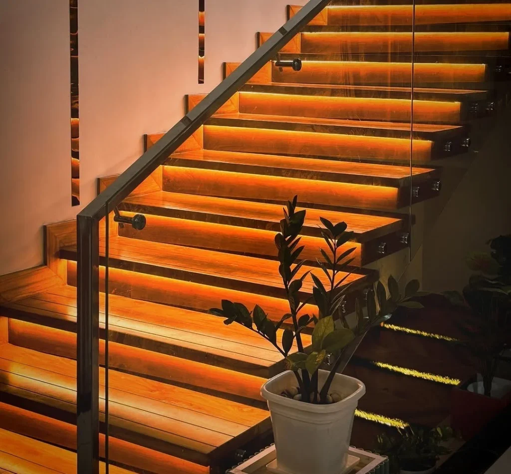 Lights on Stairs