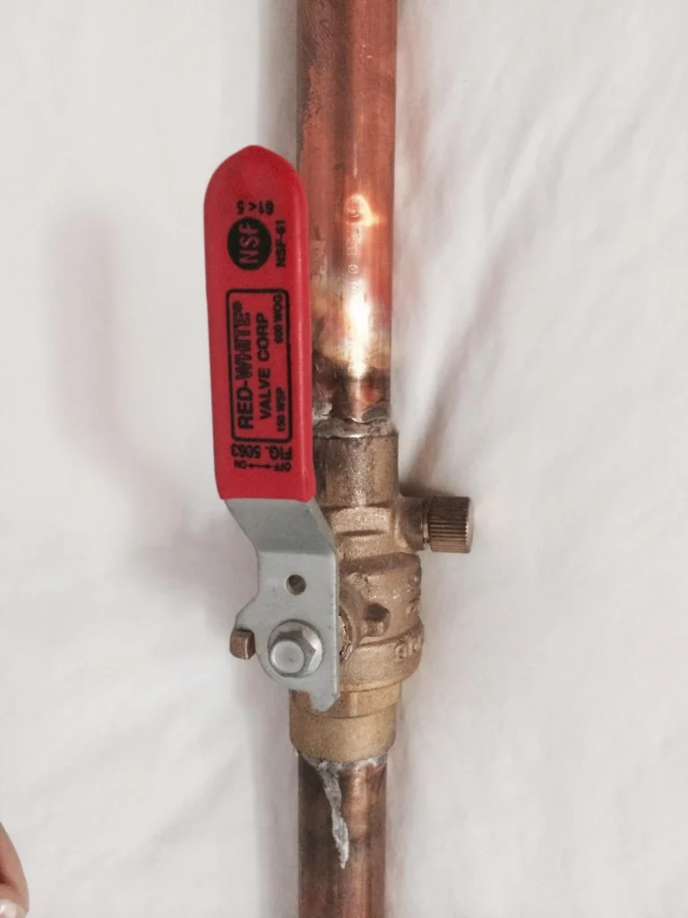 Shut-Off Valves at Every Fixture
