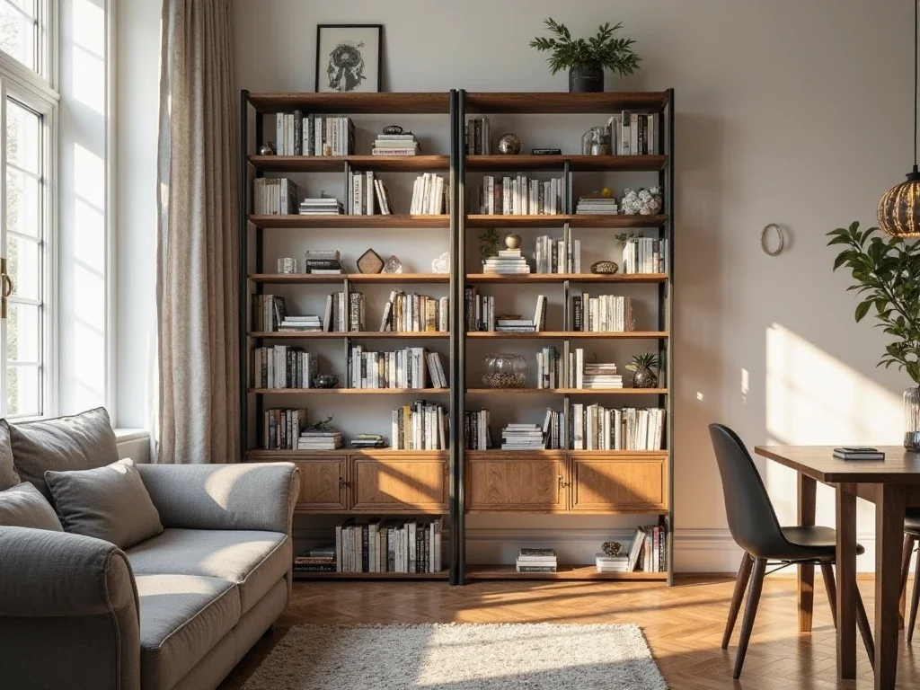 Use a Bookshelf to Split the Room