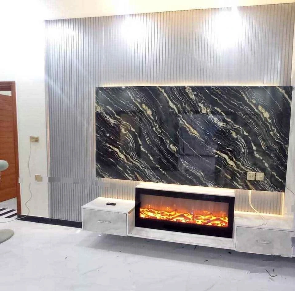 Voice-Controlled Fireplace or Heater