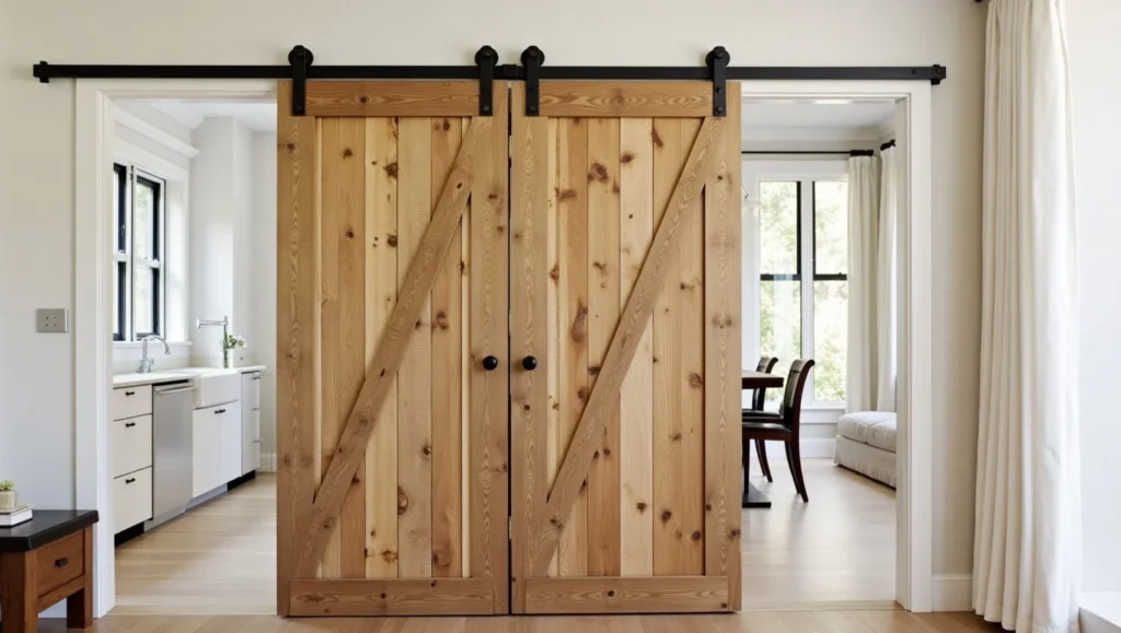 Bold Double Door Look